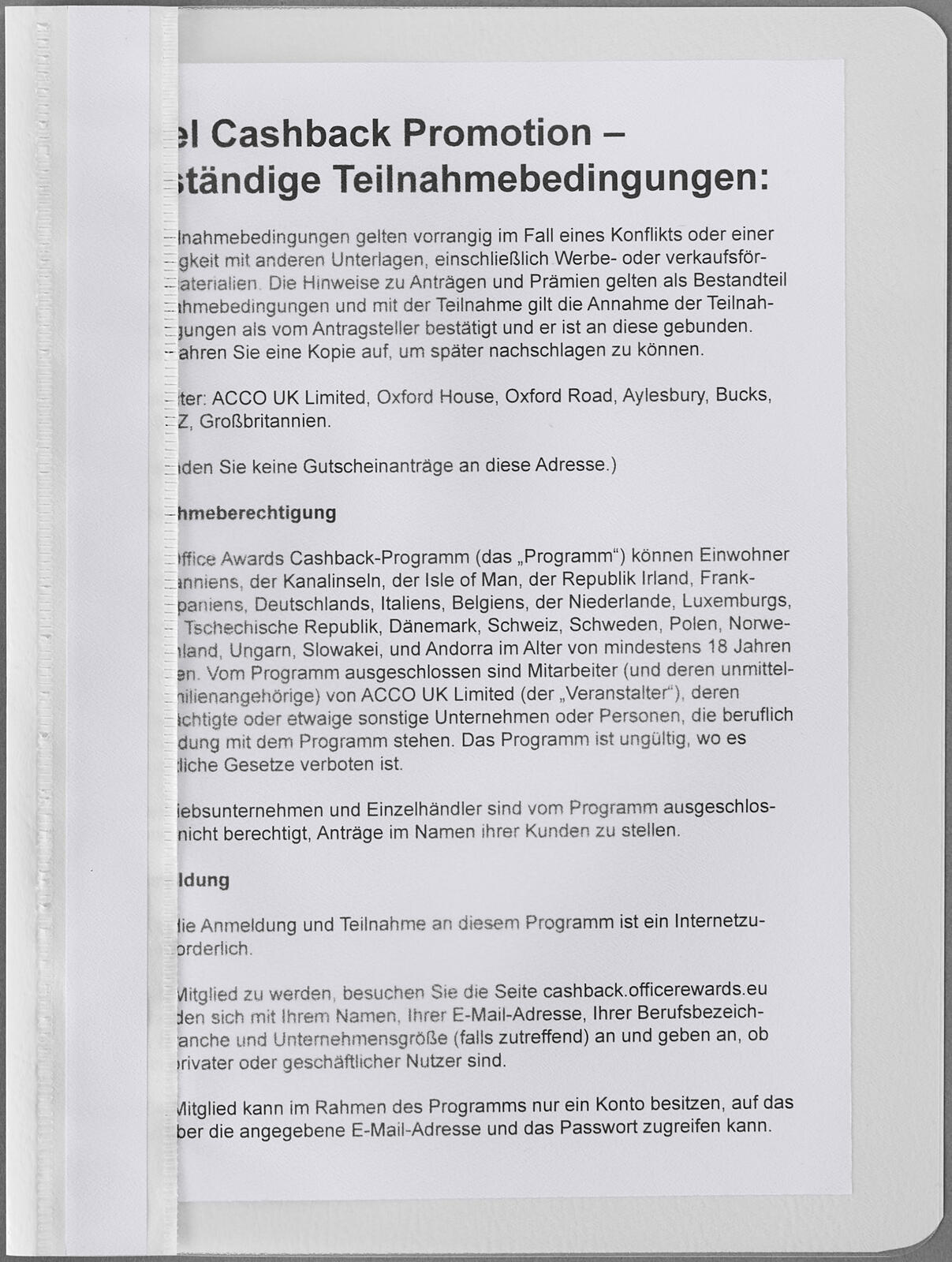 Schnellhefter A5 Polypropylen (PP) weiß