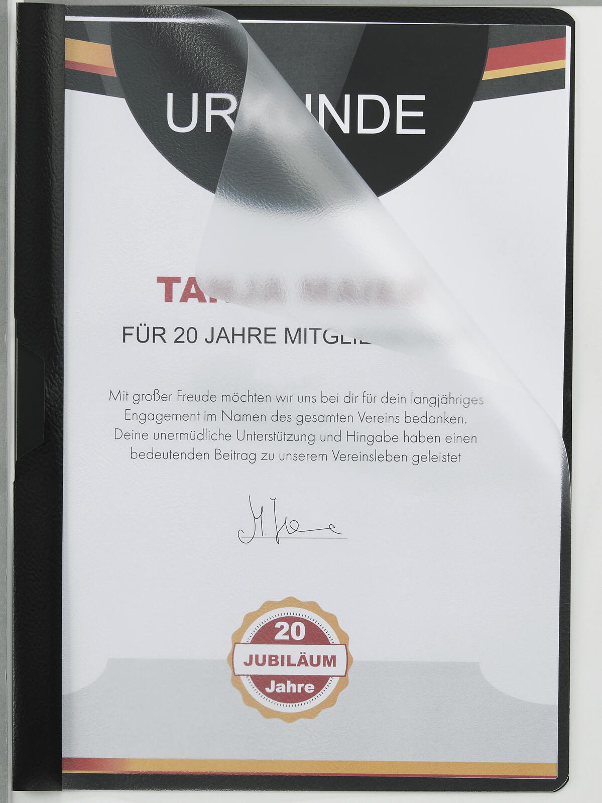 Klemmhefter DIN A4 schwarz