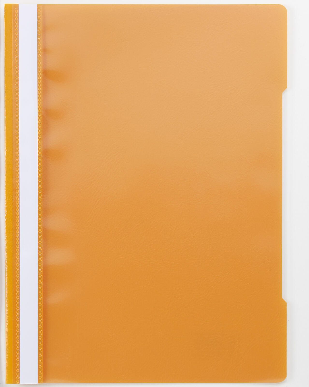 Schnellhefter DIN A4 PVC-Hartfolie orange