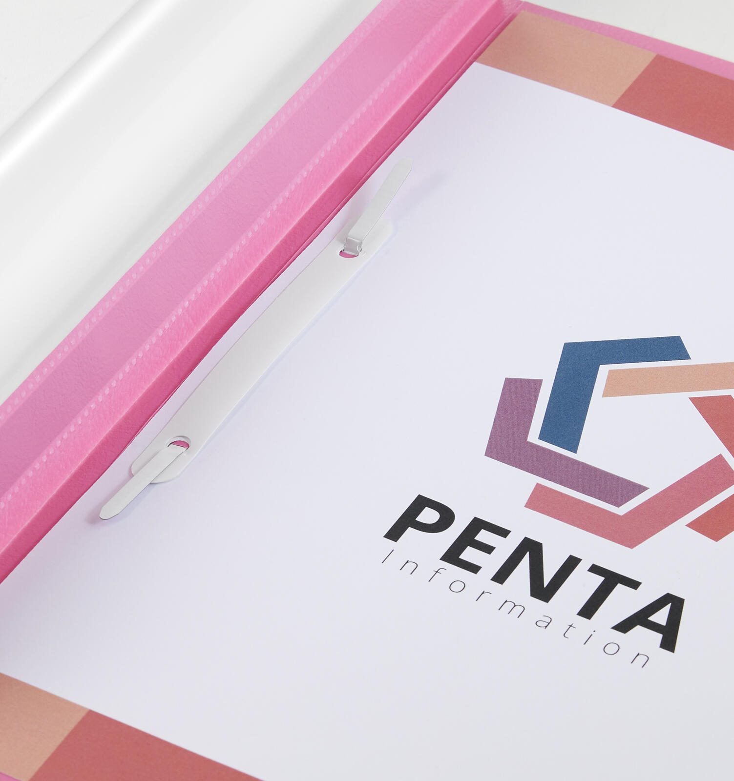 Schnellhefter DIN A4 PVC-Hartfolie rosa