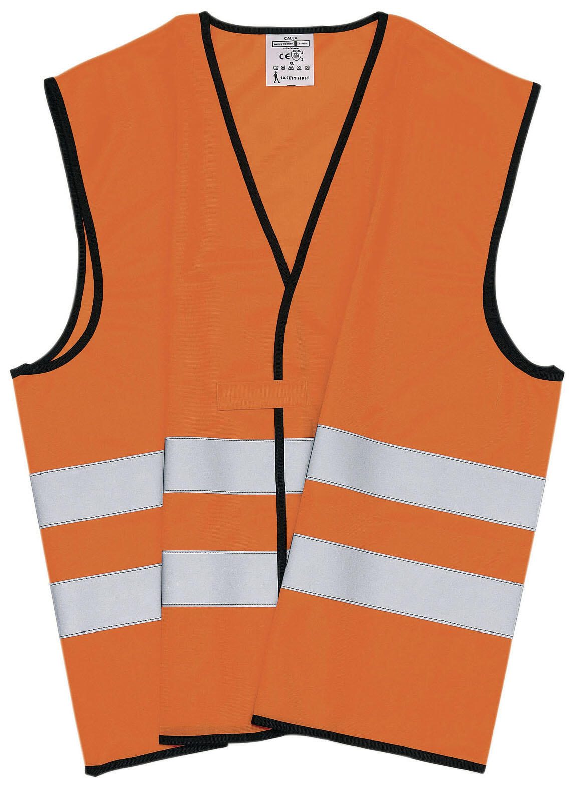 unisex Warnweste neonorange Einheitsgröße