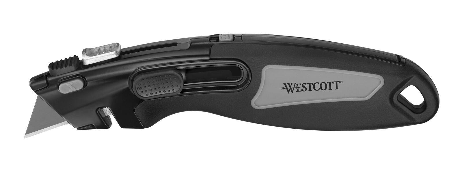 WESTCOTT Zinc Alloy Cuttermesser 18 mm schwarz, silber