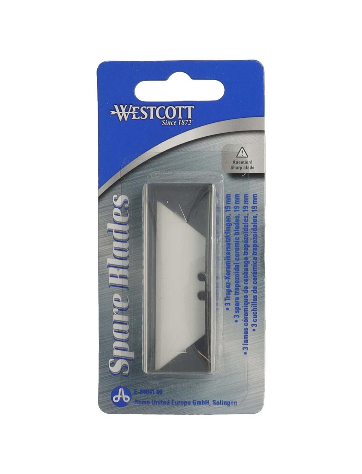 WESTCOTT Cuttermesser-Klingen 19 mm silber