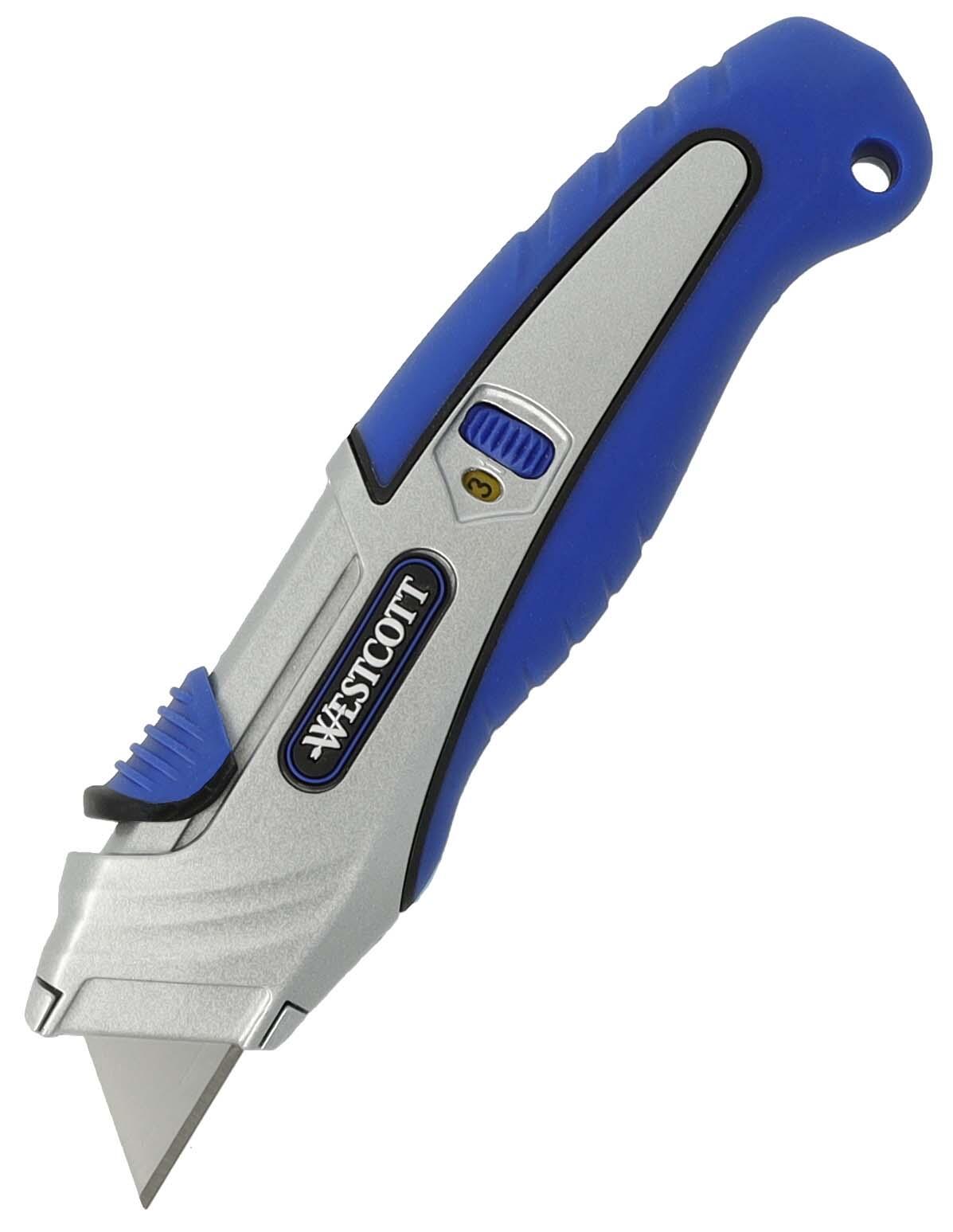 WESTCOTT Cuttermesser 18 mm blau, schwarz
