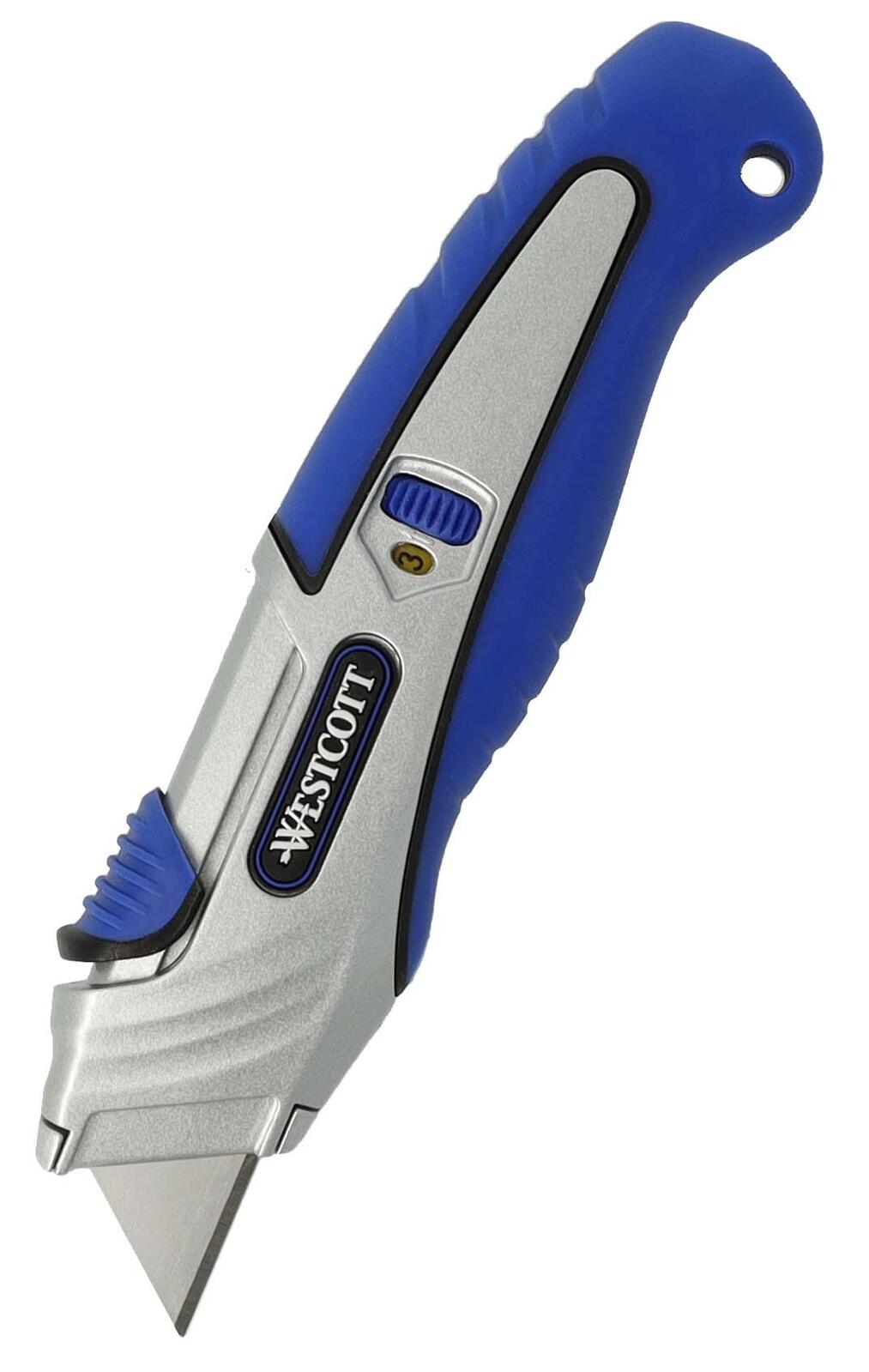 WESTCOTT Cuttermesser 18 mm blau, schwarz