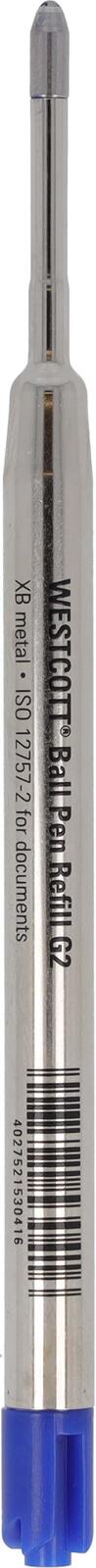 WESTCOTT Kugelschreiberminen 10 St. 0.7 mm Blau