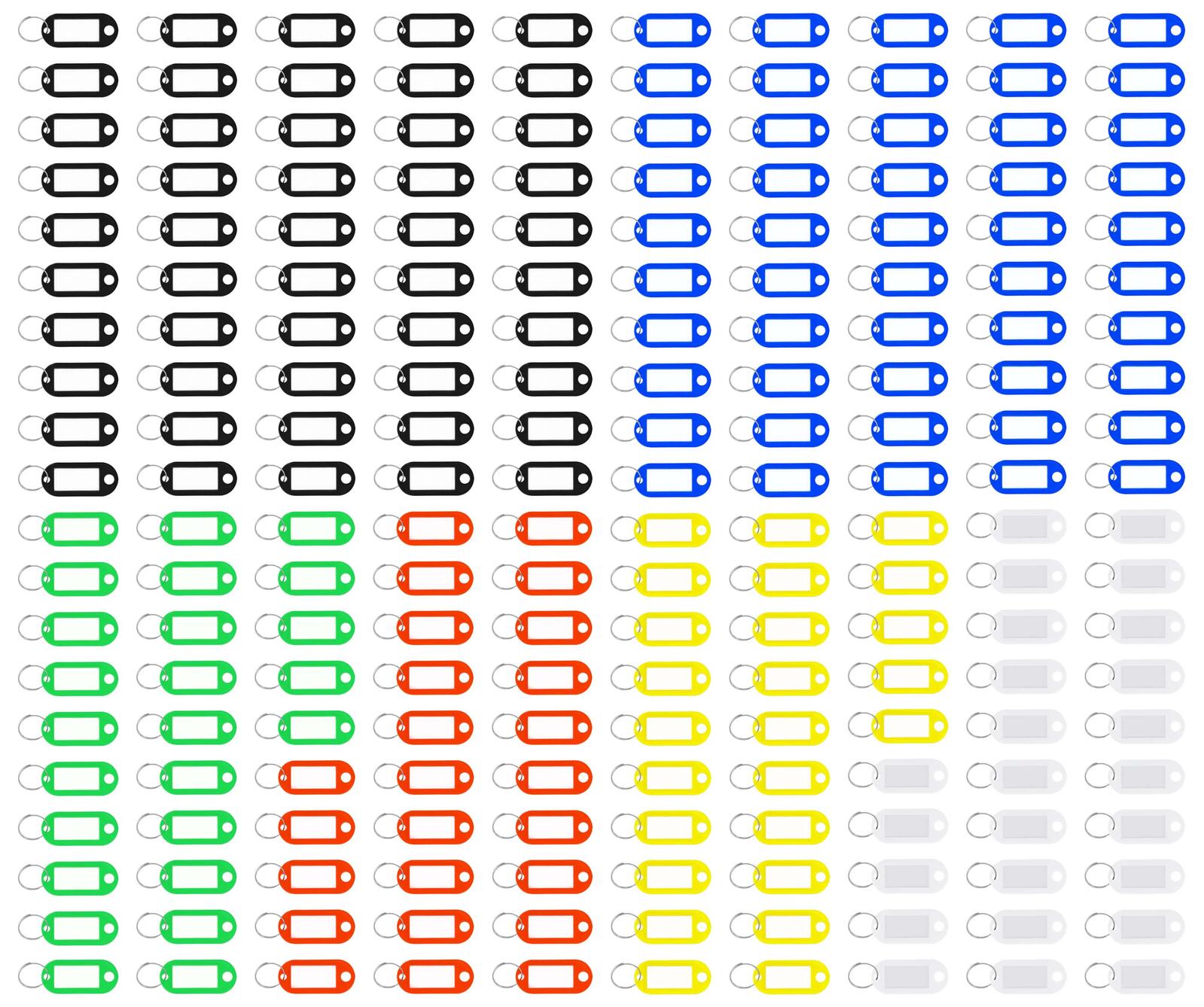 200 Schlüsseanhänger bunt