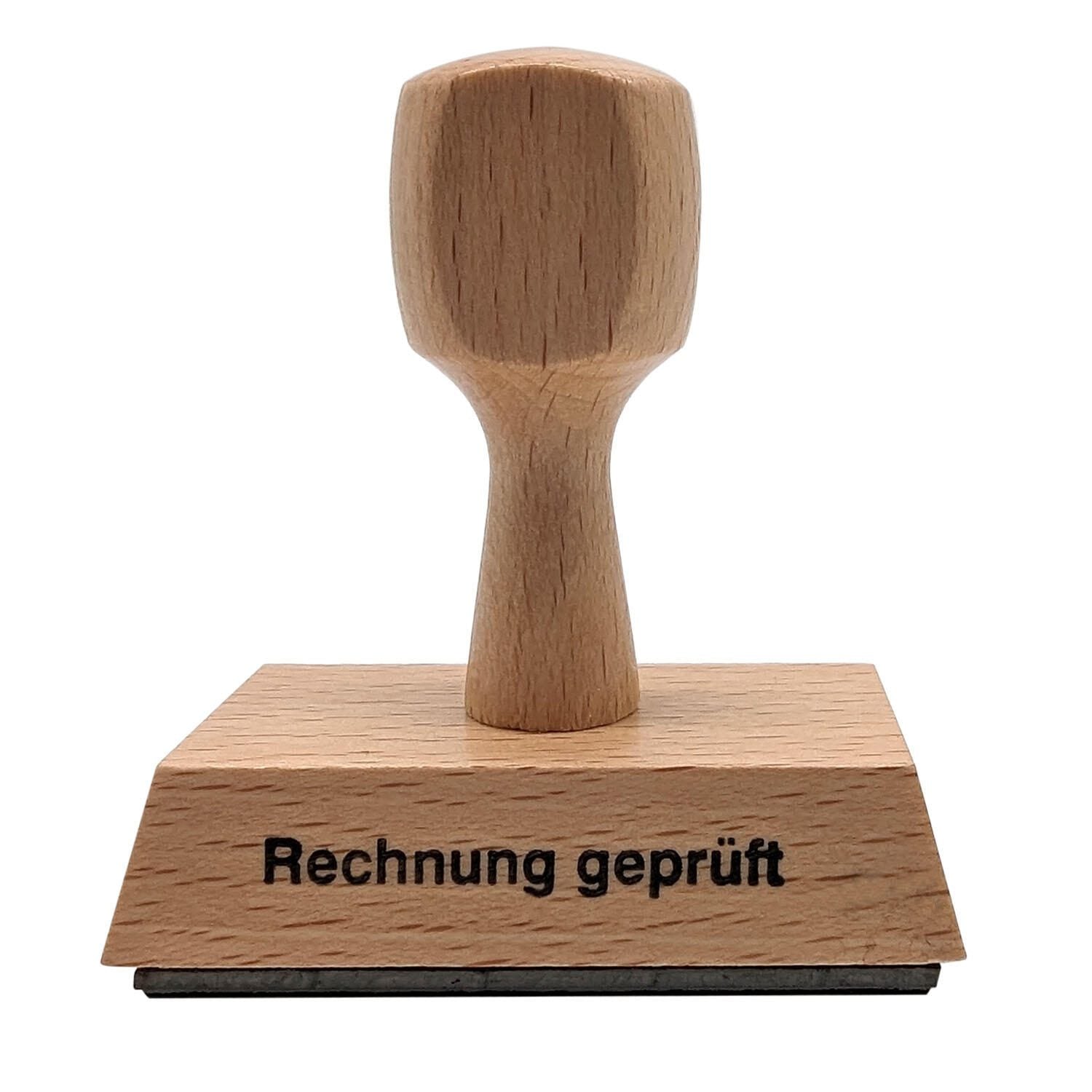 Textstempel 'Rechnung geprüft'