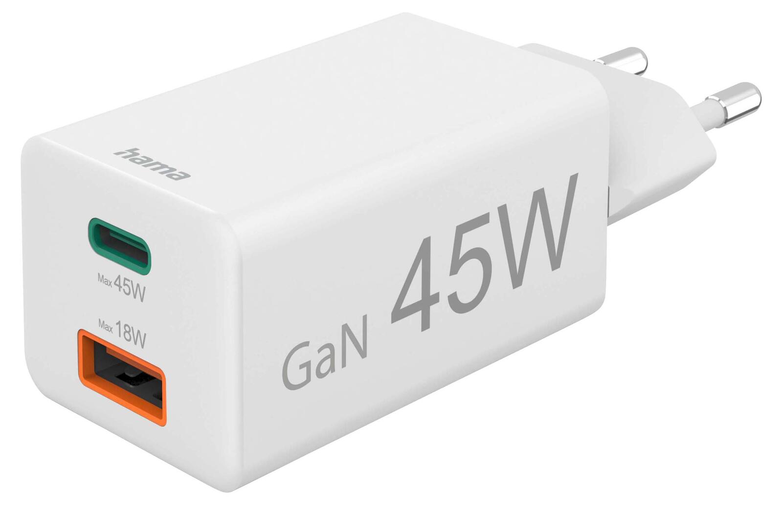 Hama GaN-Ladeadapter 45W