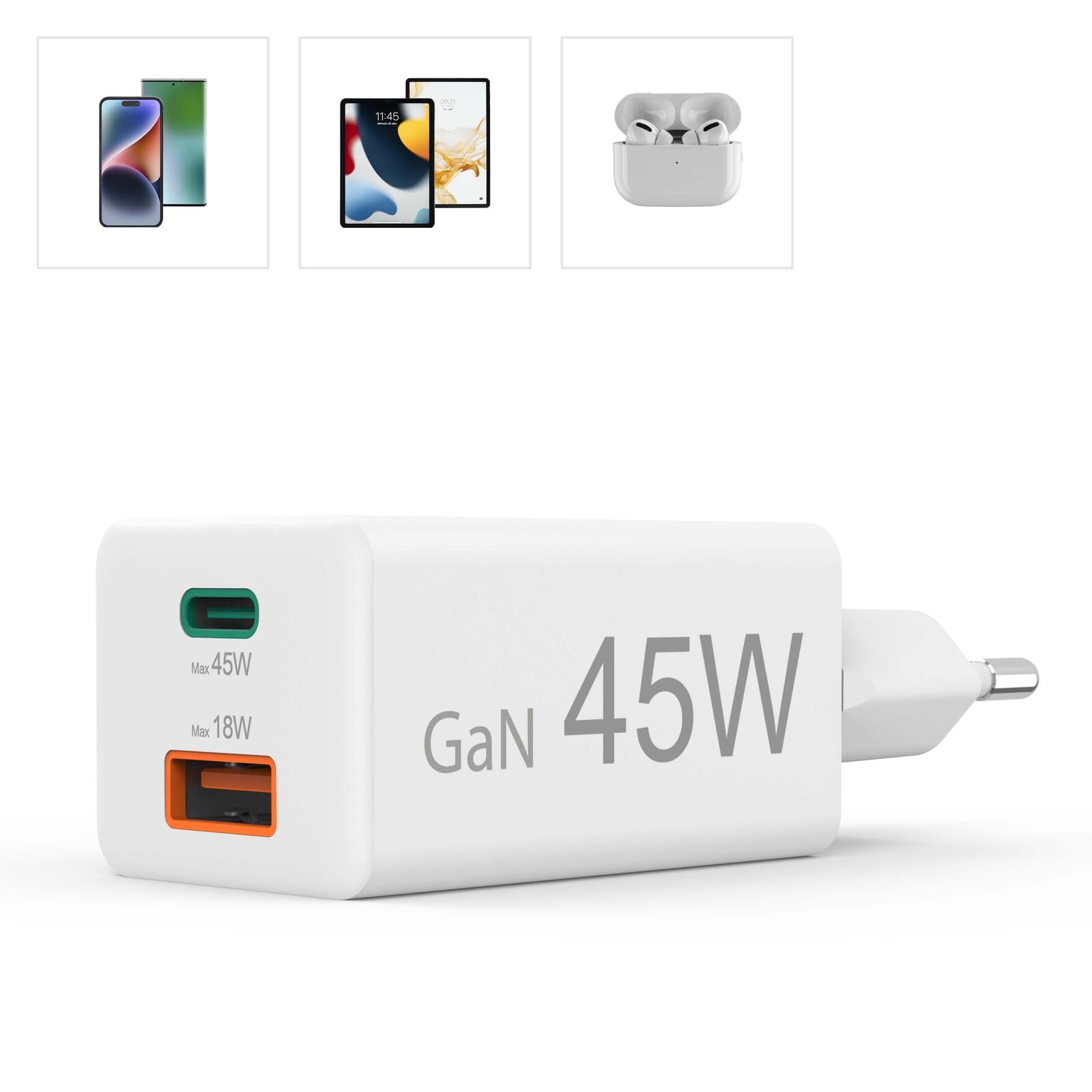 Hama GaN-Ladeadapter 45W
