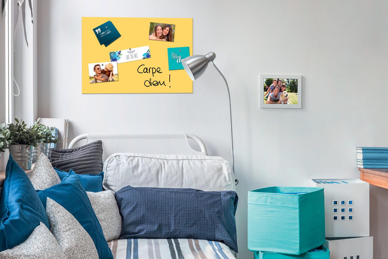 Be!Board® Glas-Magnettafel 60,0 x 40,0 cm sonnengelb
