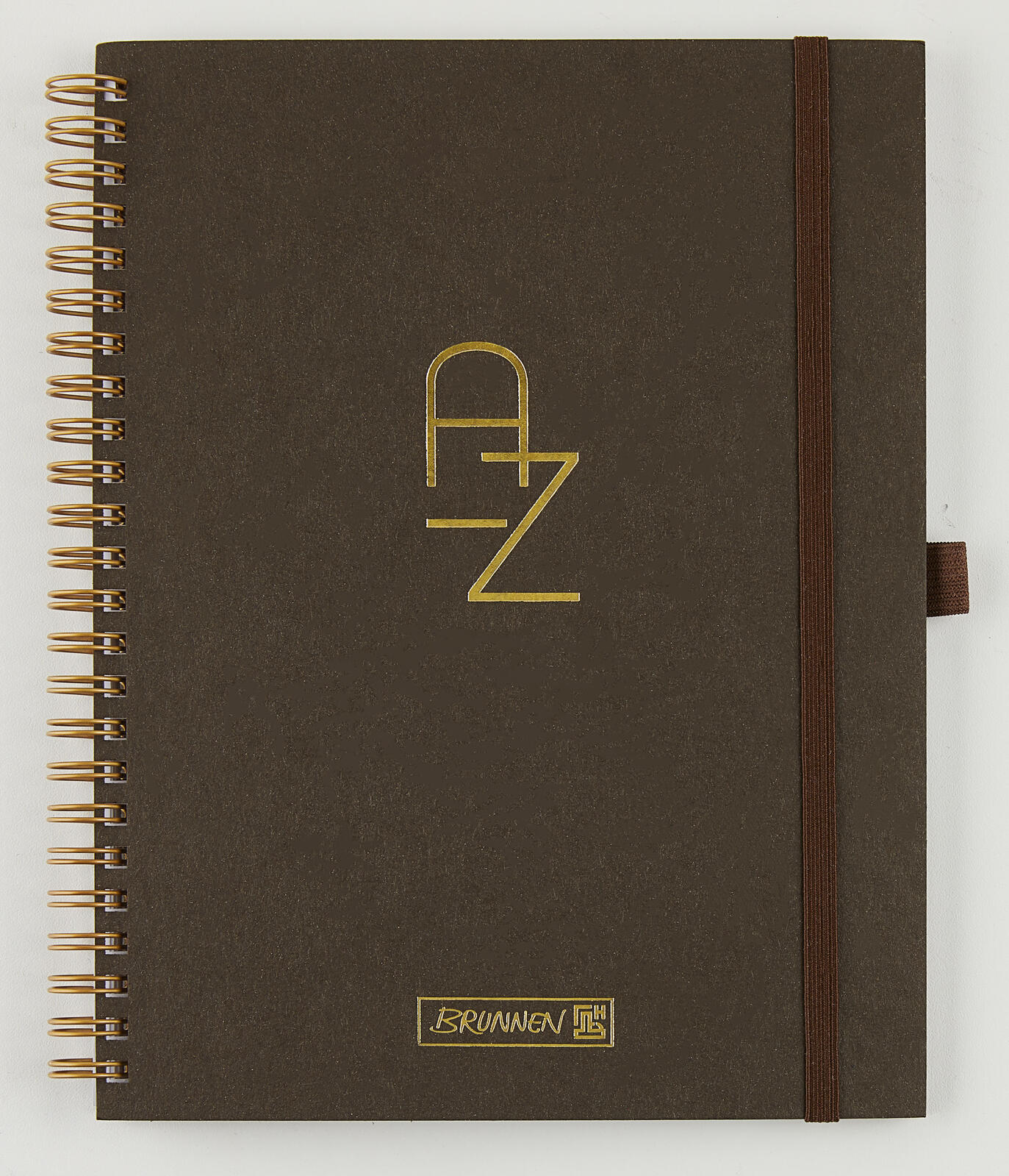 BRUNNEN Adressbuch chocolate