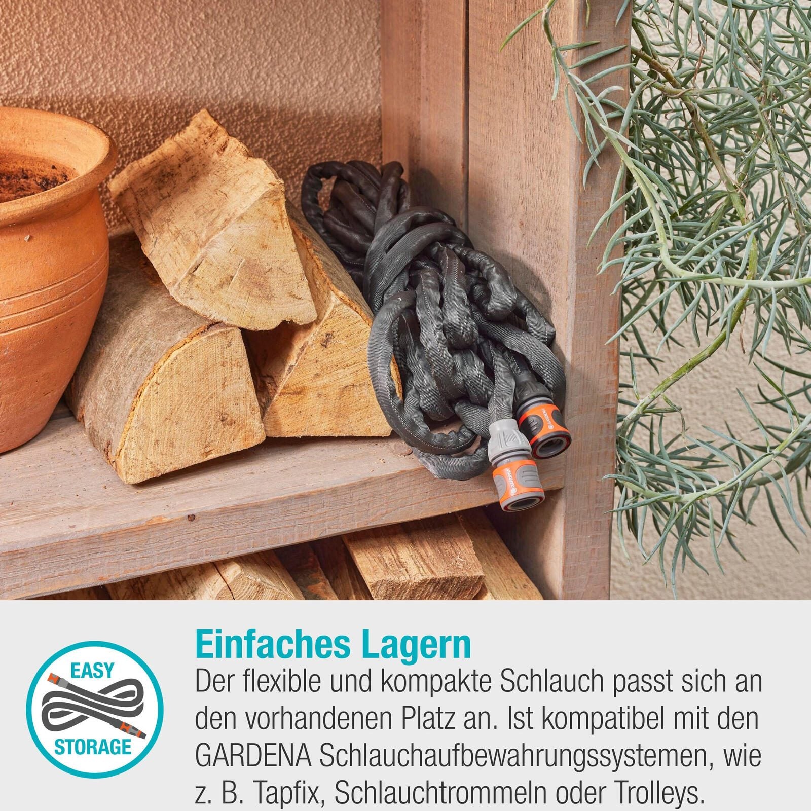 GARDENA Gartenschlauch Life 1/2' Set
