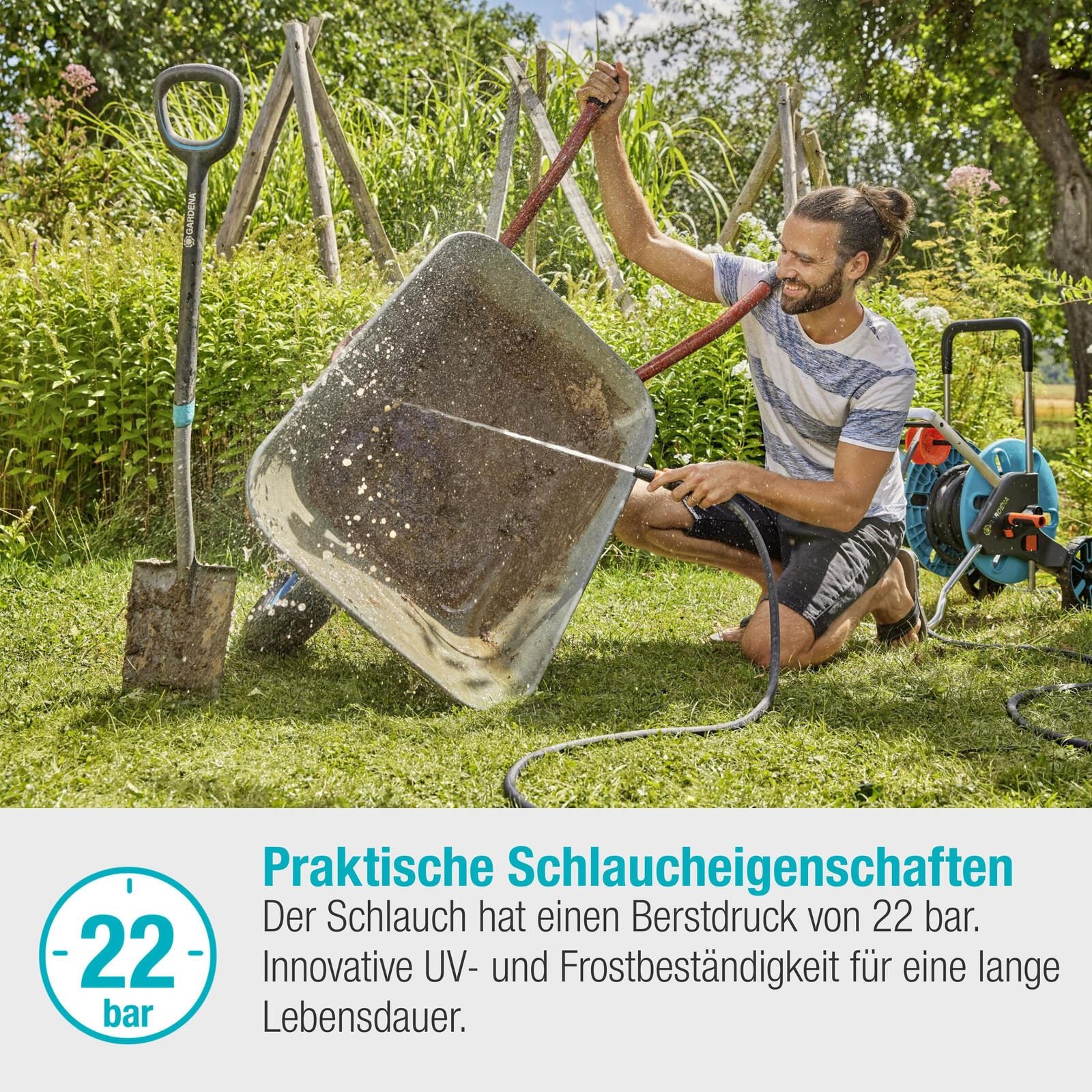 GARDENA Gartenschlauch Life 1/2' Set
