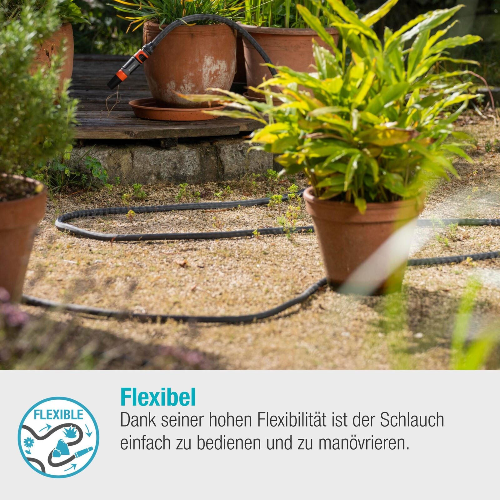 GARDENA Gartenschlauch Life 1/2' Set