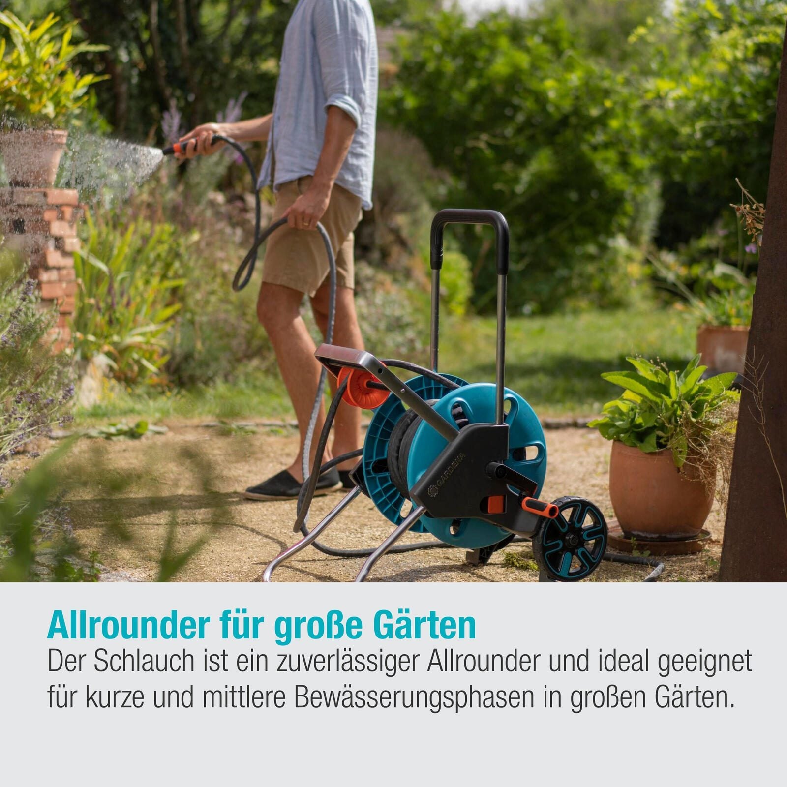 GARDENA Gartenschlauch Life 1/2' Set