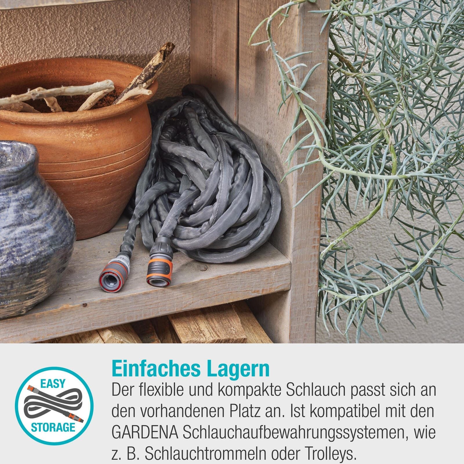 GARDENA Gartenschlauch Life 1/2' Set