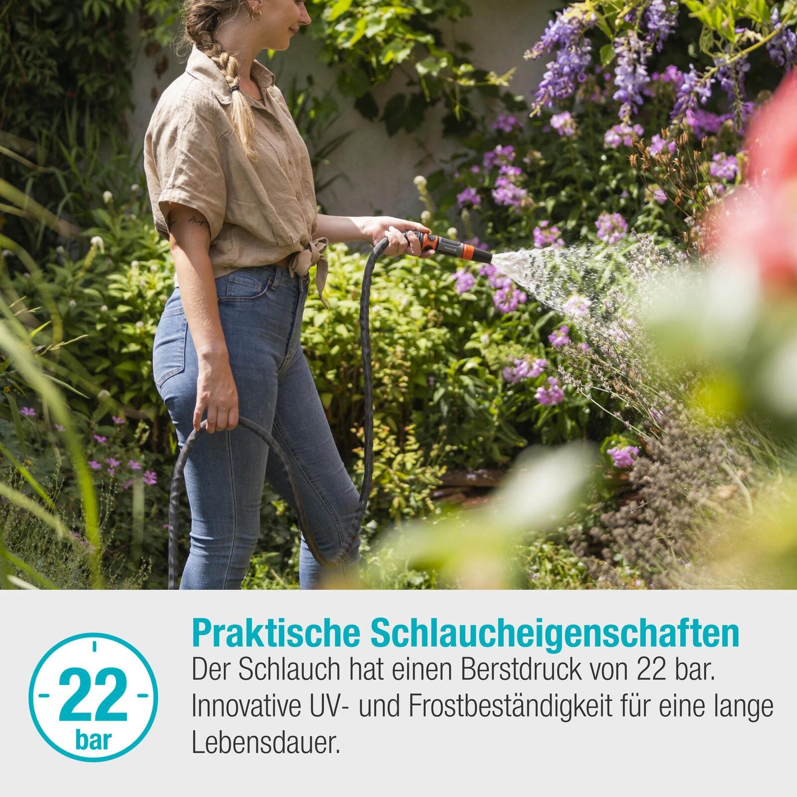 GARDENA Gartenschlauch Life 1/2' Set