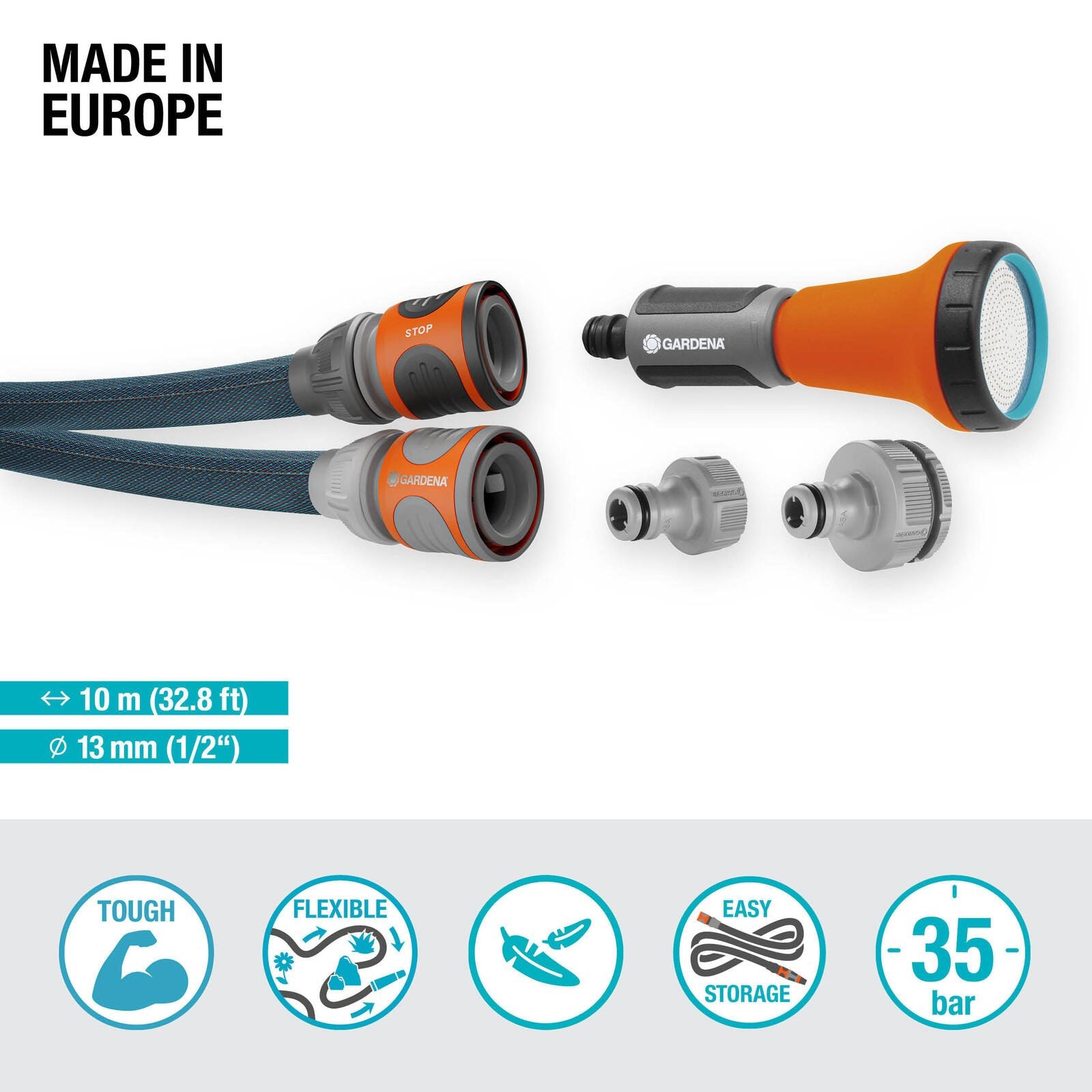 GARDENA Gartenschlauch Xtreme 1/2' Set