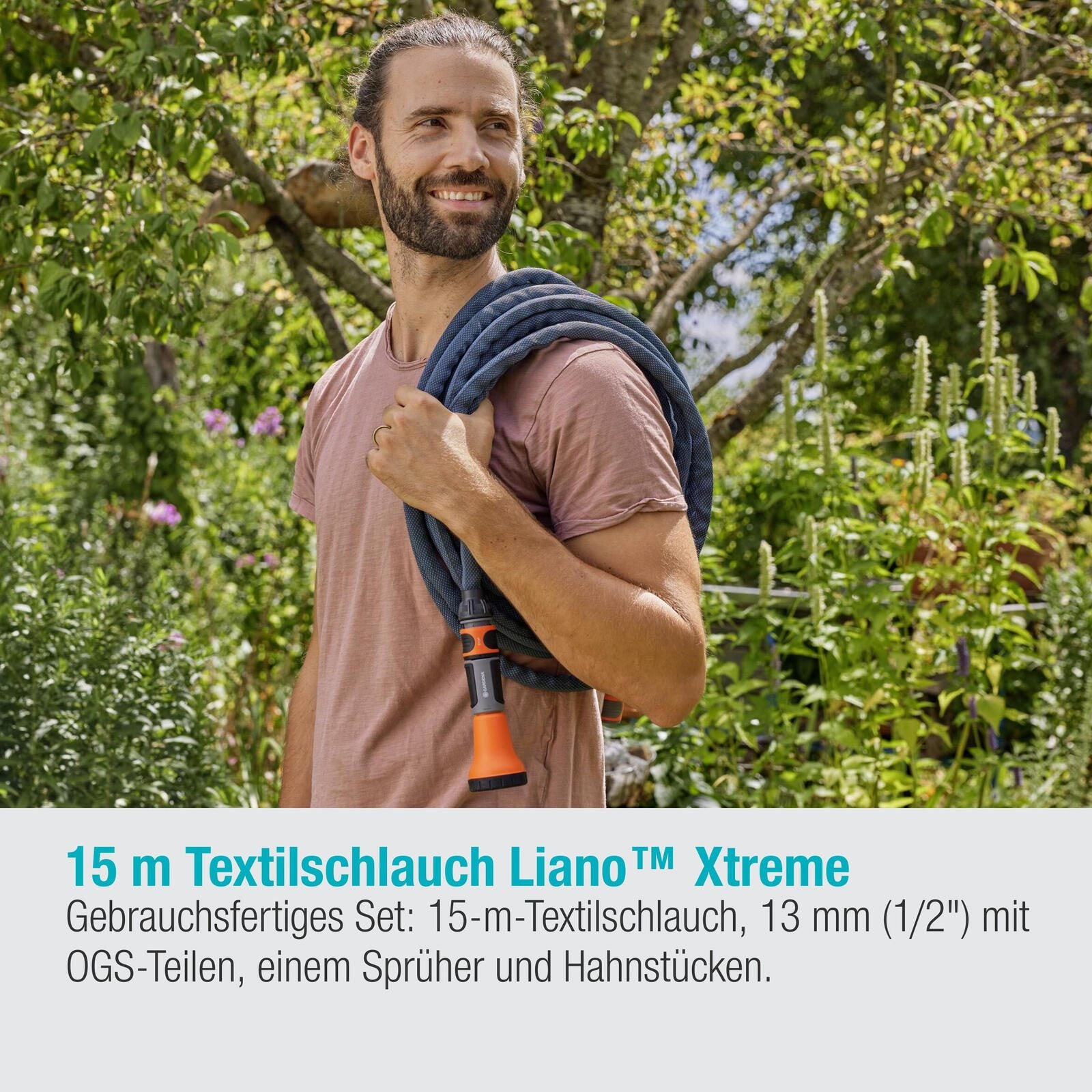 GARDENA Gartenschlauch Xtreme 1/2' Set