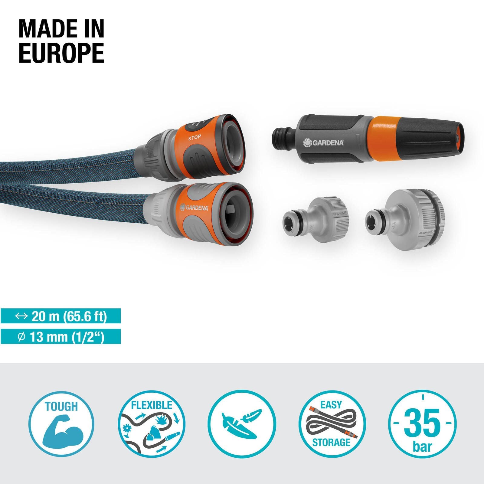 GARDENA Gartenschlauch Xtreme 1/2' Set