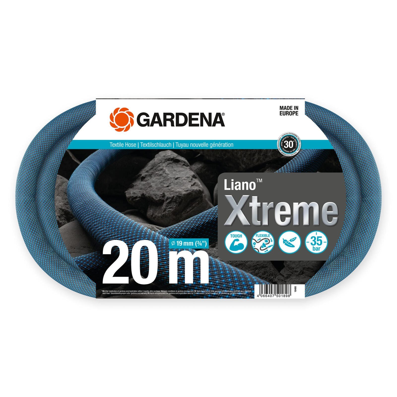GARDENA Gartenschlauch Xtreme 3/4' Set
