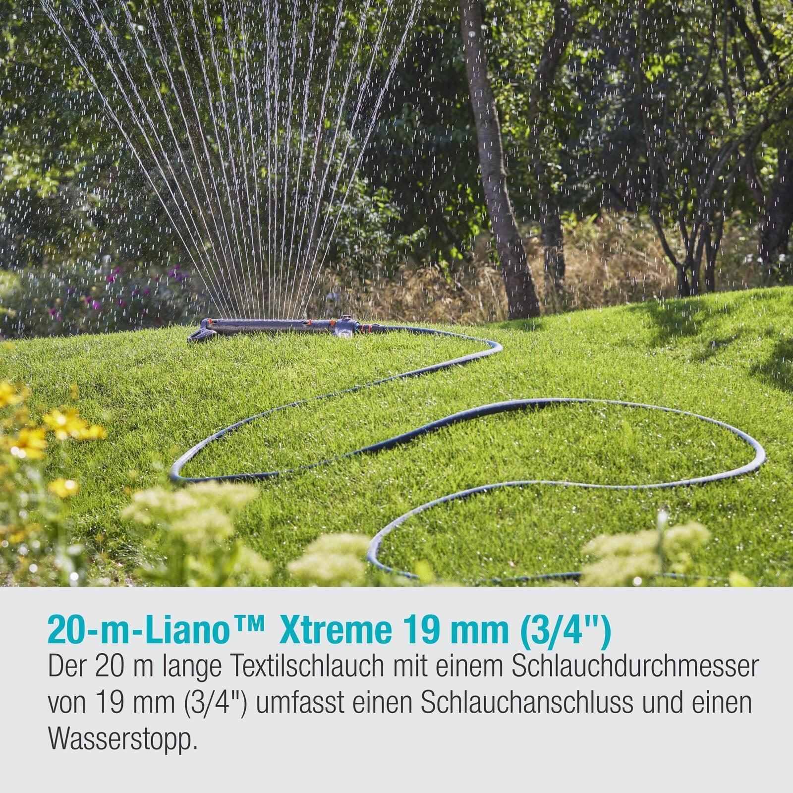 GARDENA Gartenschlauch Xtreme 3/4' Set