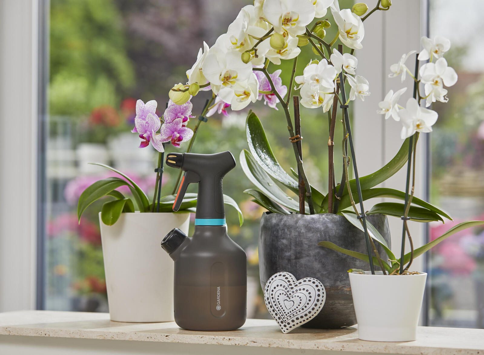 GARDENA Sprühflasche schwarz, grau