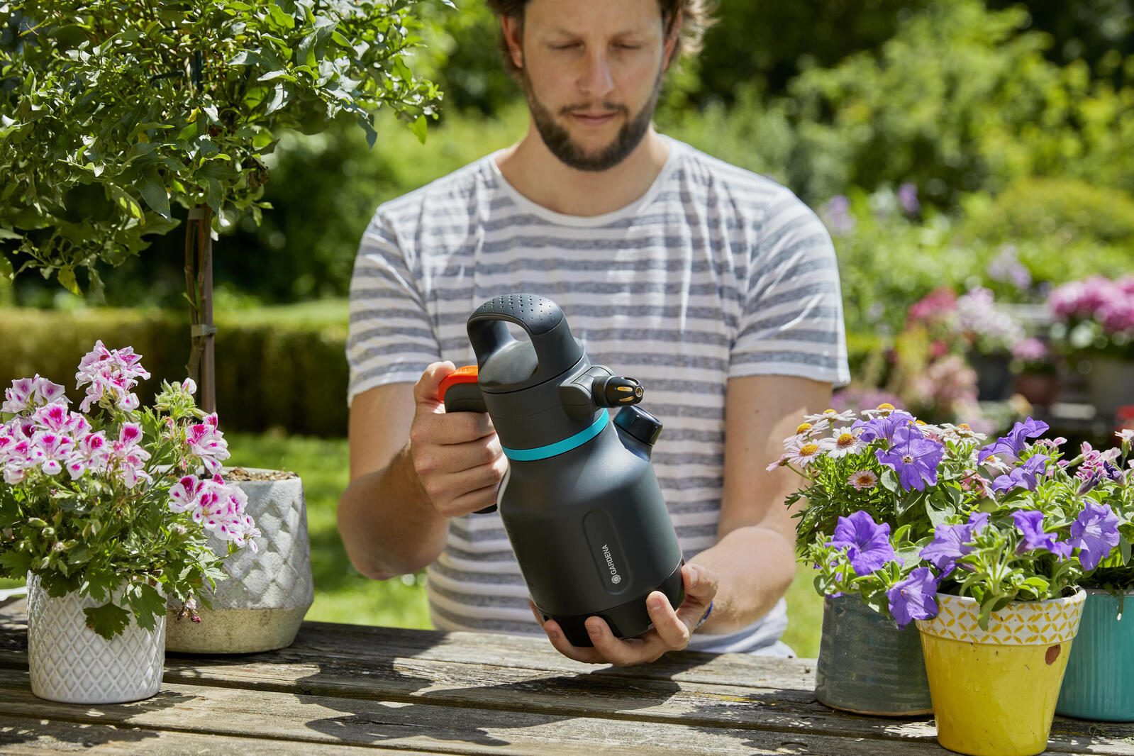 GARDENA Drucksprüher schwarz, grau