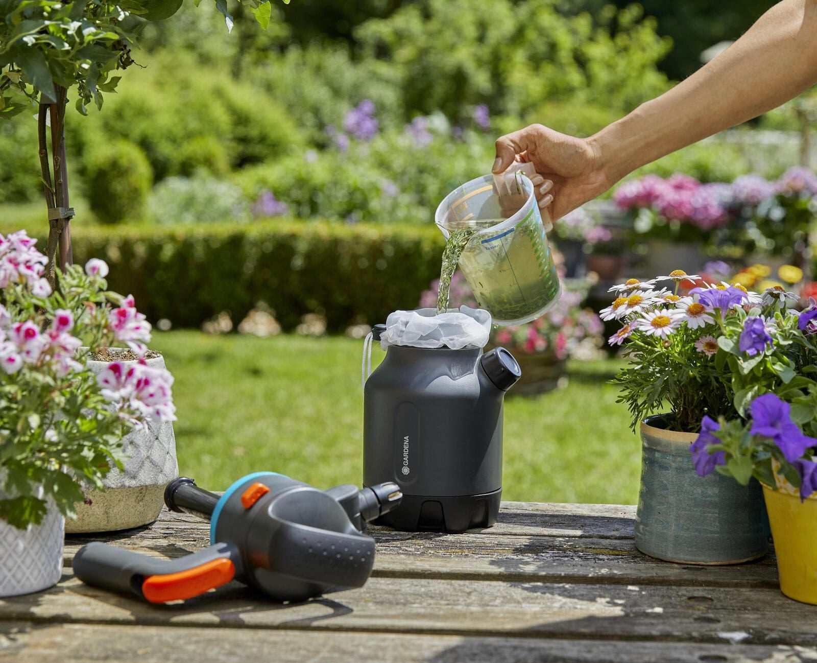 GARDENA Drucksprüher schwarz, grau