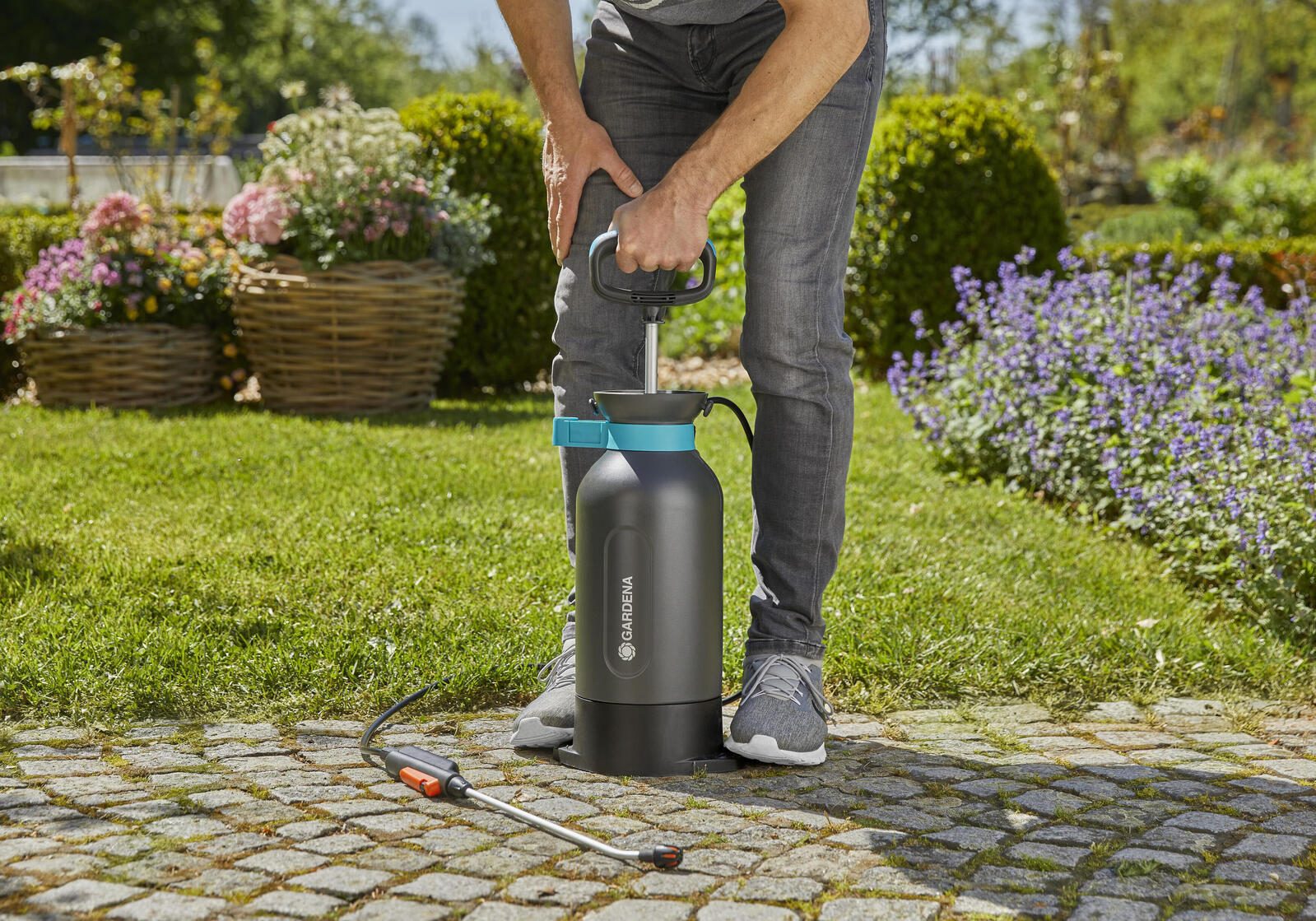 GARDENA Comfort Drucksprüher schwarz, grau