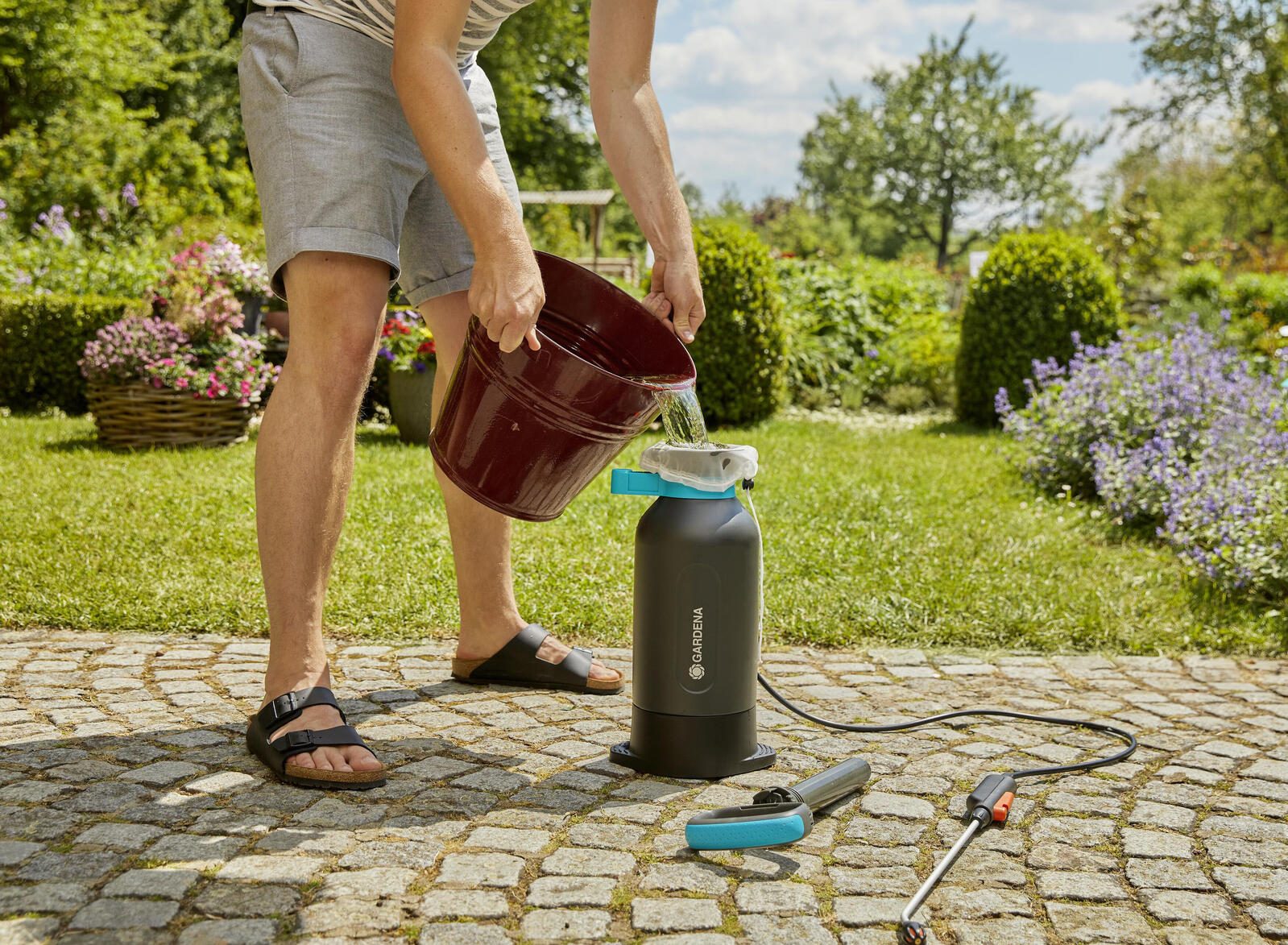 GARDENA Comfort Drucksprüher schwarz, grau