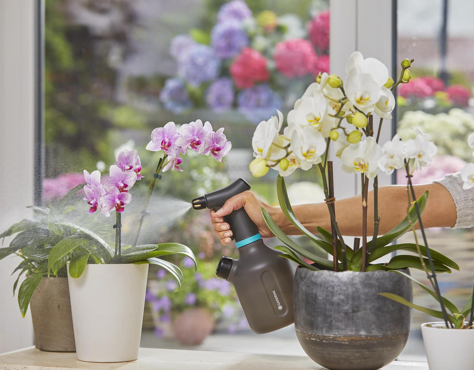 GARDENA Sprühflasche schwarz, grau