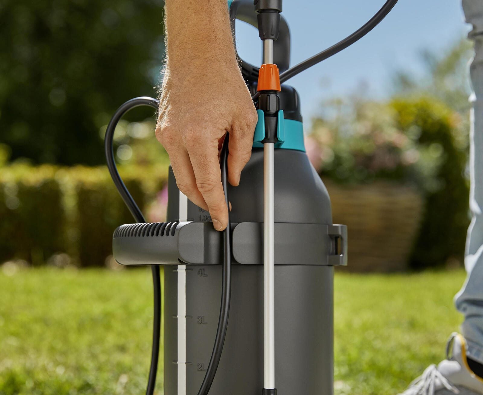 GARDENA EasyPump Drucksprüher schwarz, grau