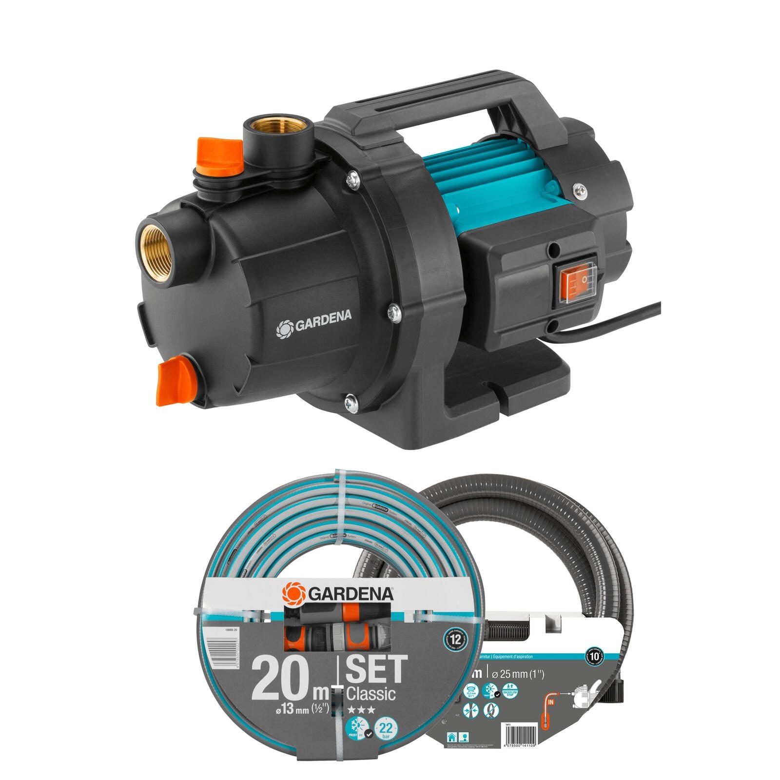 GARDENA Gartenpumpe 3000/4 Basic Set