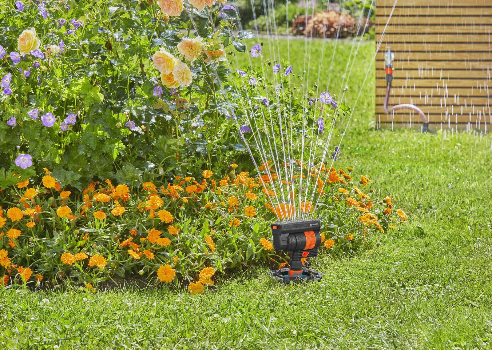 GARDENA Viereckregner Start-Set Pipeline