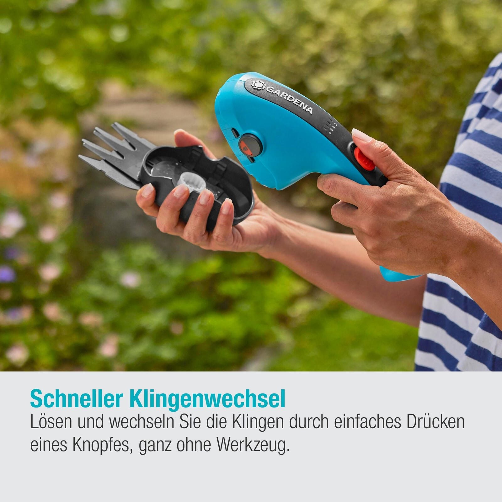 GARDENA ClassicCut Li Akku-Strauch- und Grasschere 3,6 V
