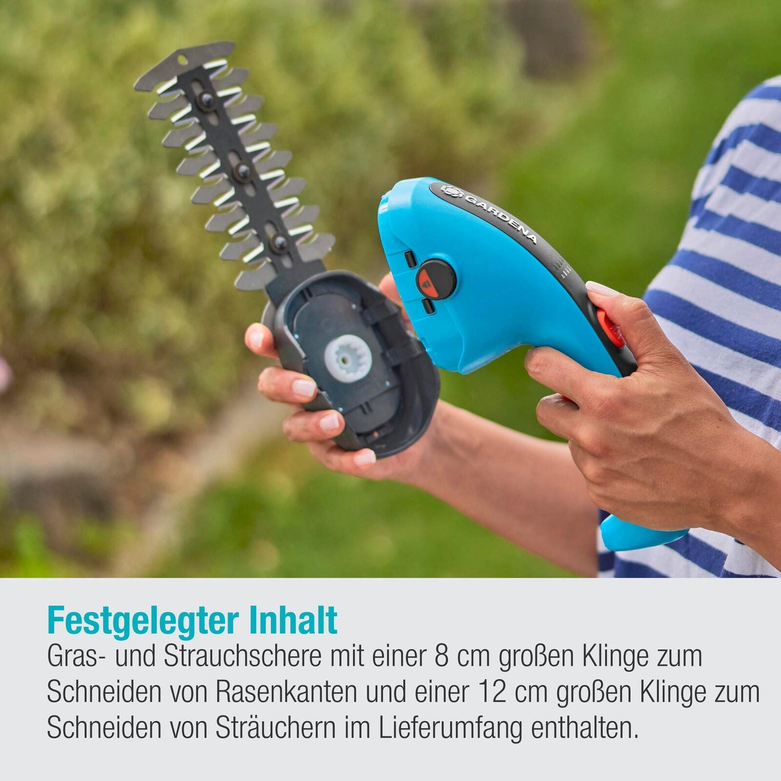 GARDENA ClassicCut Li Akku-Strauch- und Grasschere 3,6 V