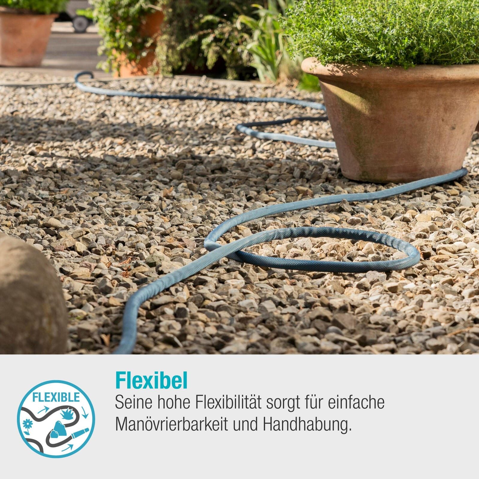 GARDENA Gartenschlauch Xtreme 1/2' Set + Tasche