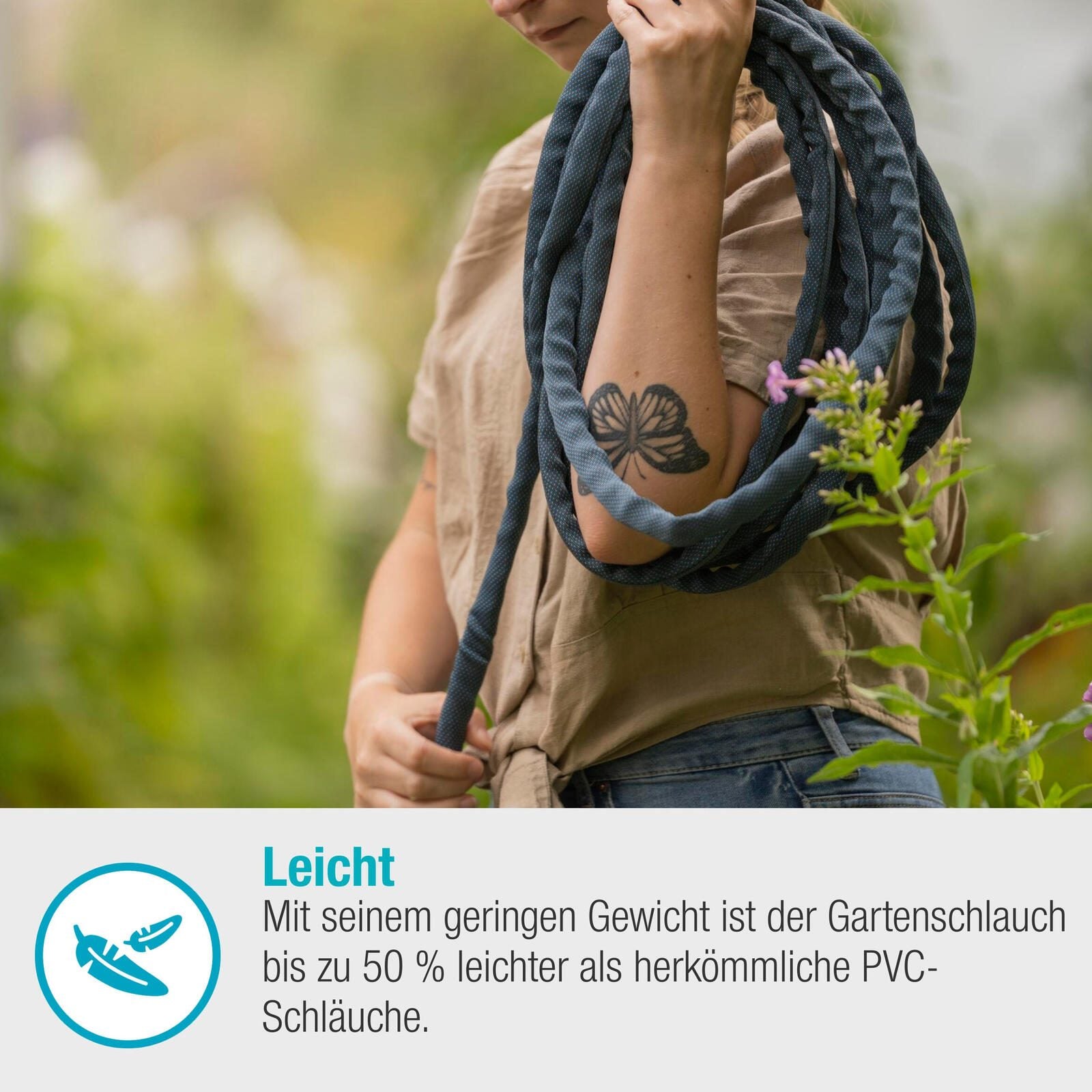 GARDENA Gartenschlauch Xtreme 1/2' Set + Tasche