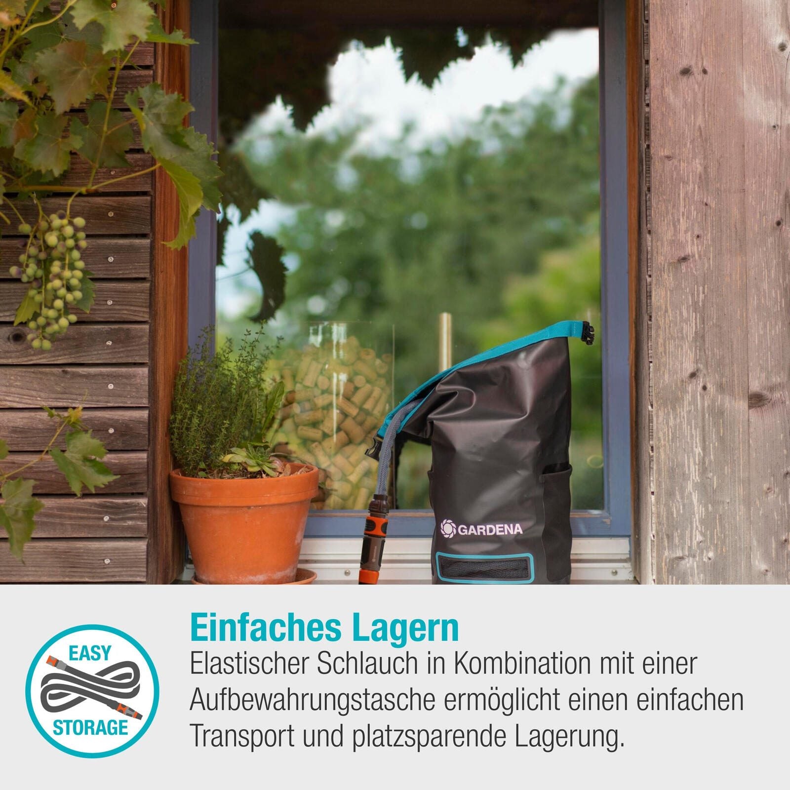 GARDENA Gartenschlauch Xtreme 1/2' Set + Tasche