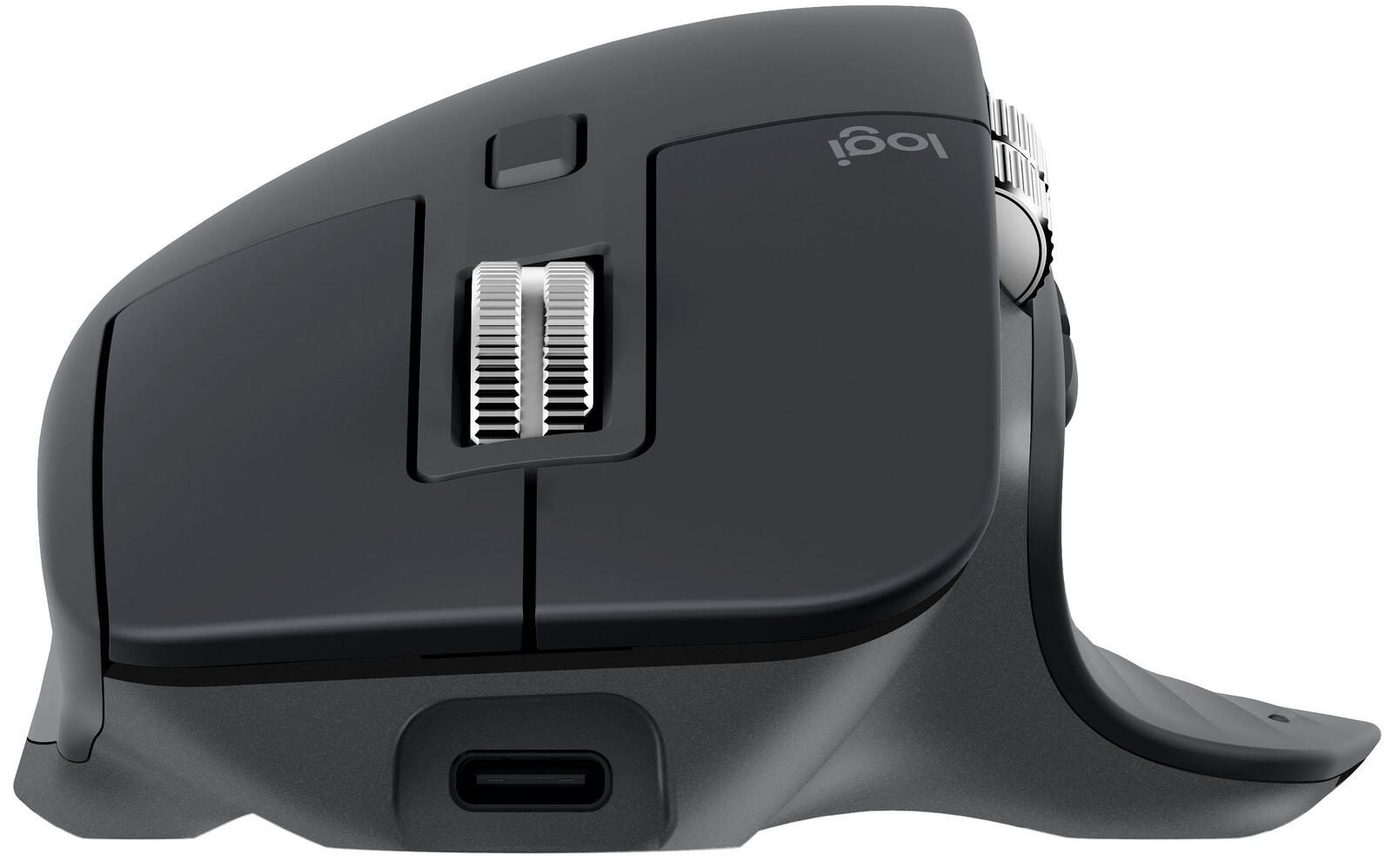 Logitech MX Master 3S FOR MAC Maus ergonomisch kabellos spacegrau