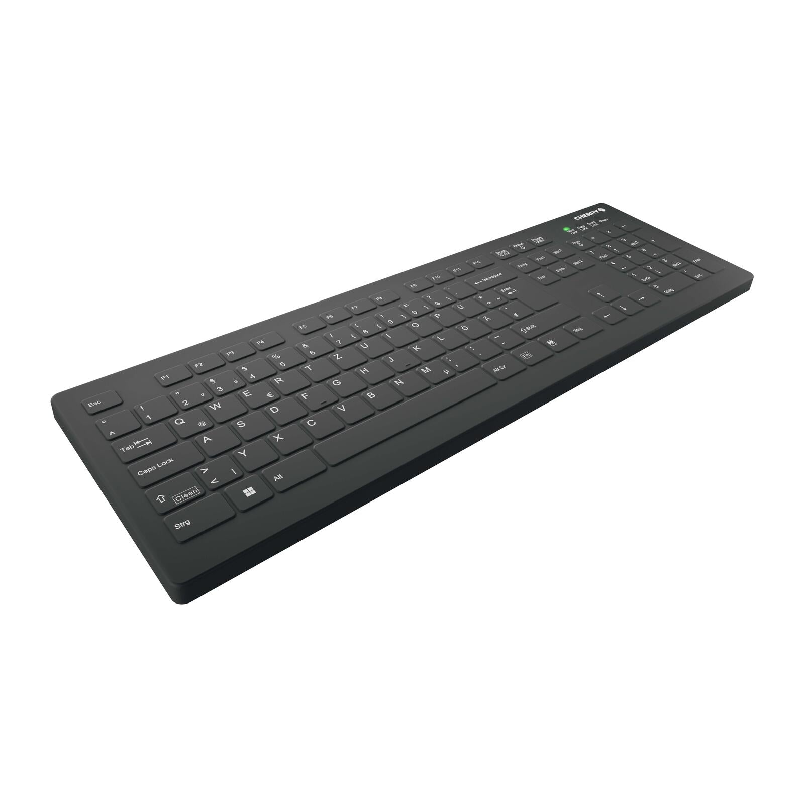 Cherry Hygiene-Tastatur kabellos AK-C8112 schwarz