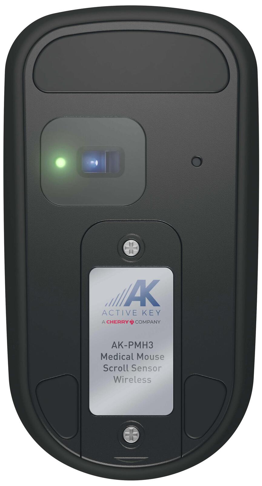 Cherry AK-PMH3 Medical Scroll Sensor Hygiene-Maus kabellos schwarz