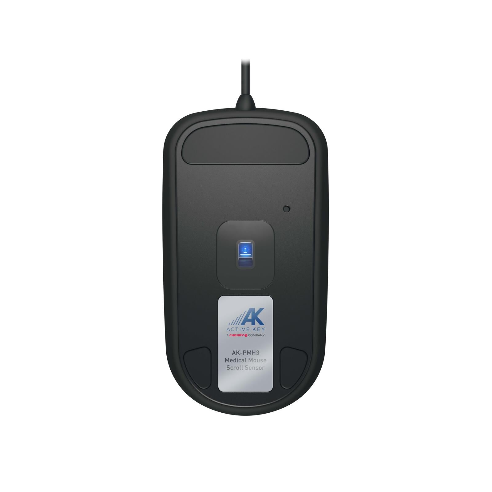Cherry AK-PMH3 Medical Mouse Scroll Sensor Hygiene-Maus kabelgebunden schwarz