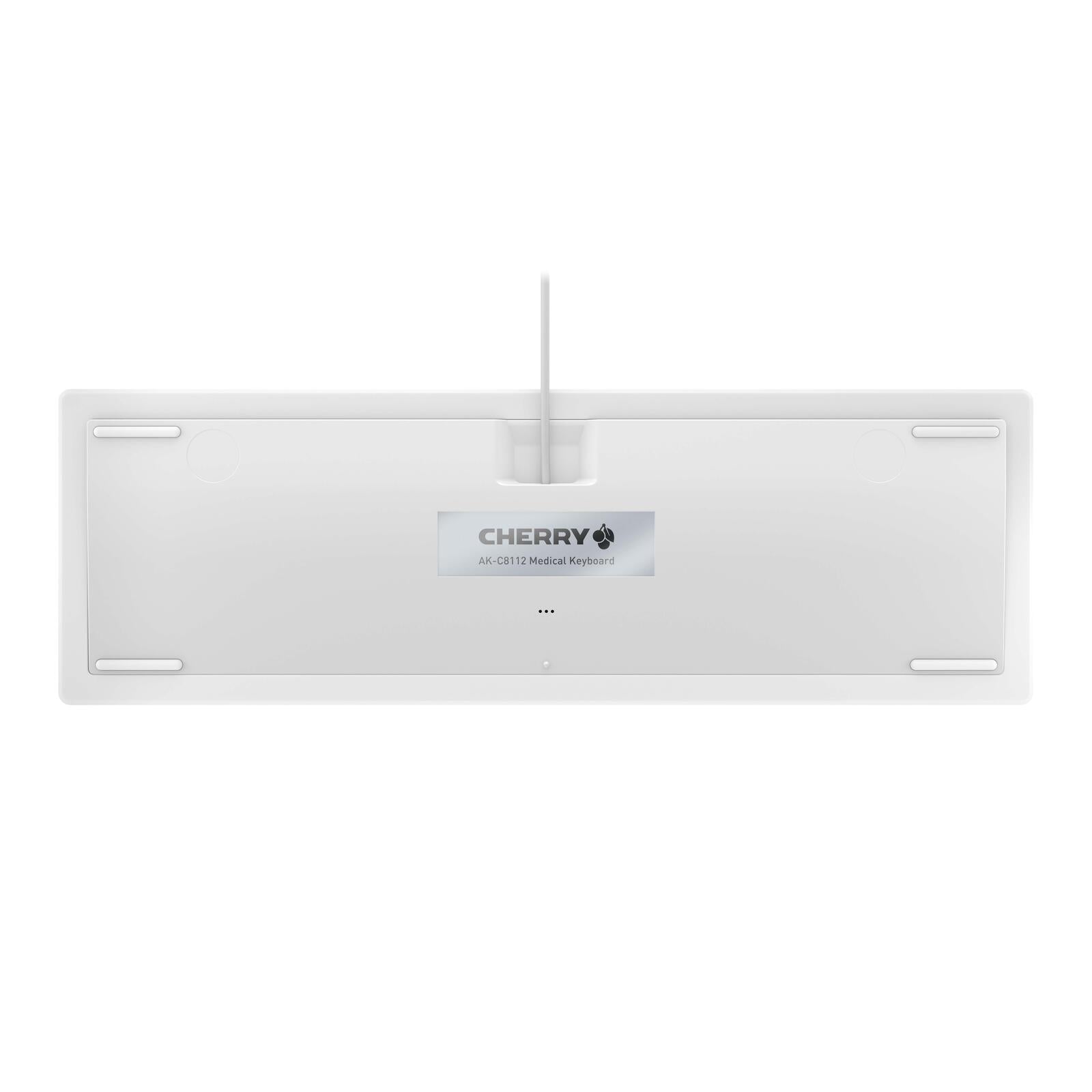 Cherry Hygiene-Tastatur kabelgebunden AK-C8112 weiß