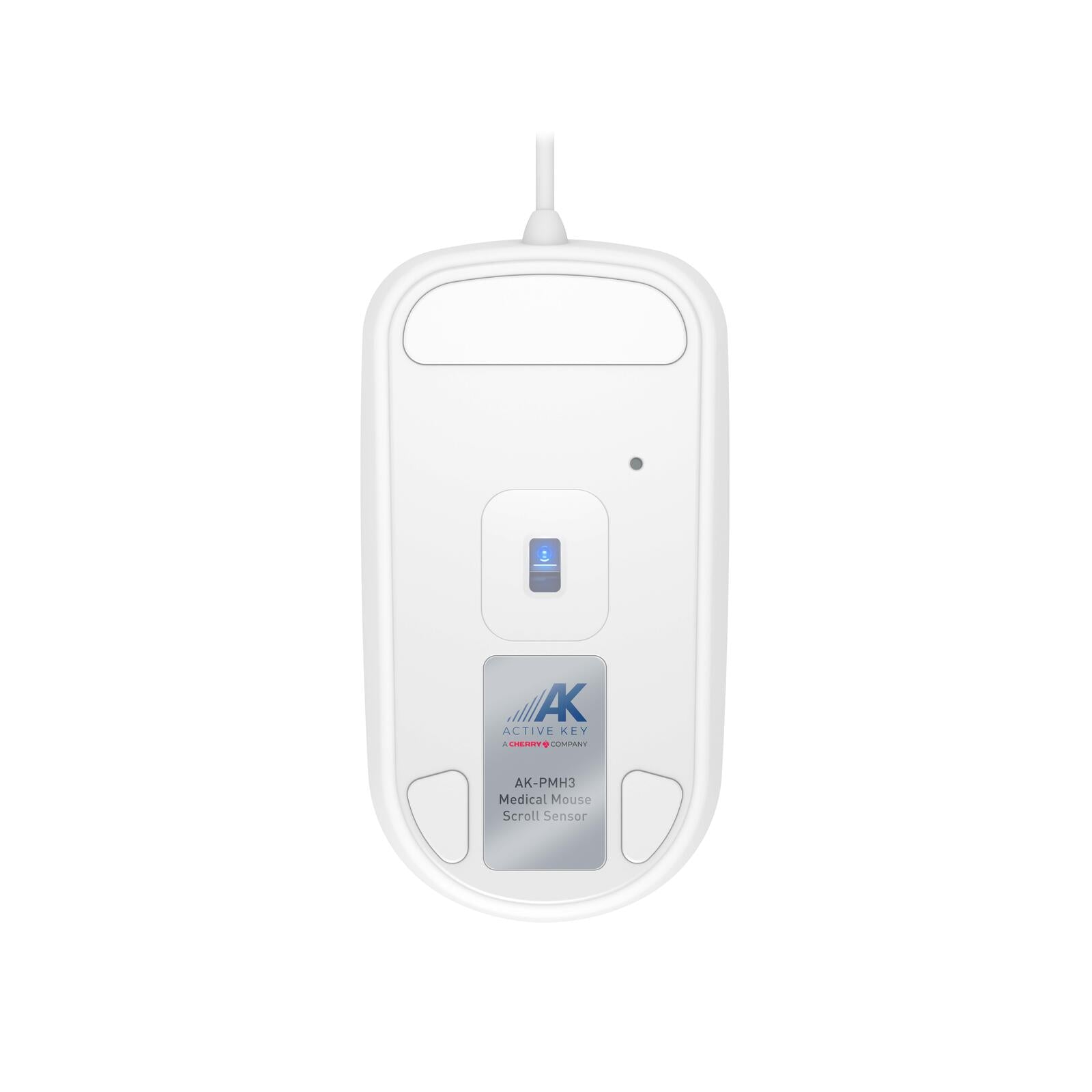 Cherry AK-PMH3 Medical Mouse Scroll Sensor Hygiene-Maus kabelgebunden weiß