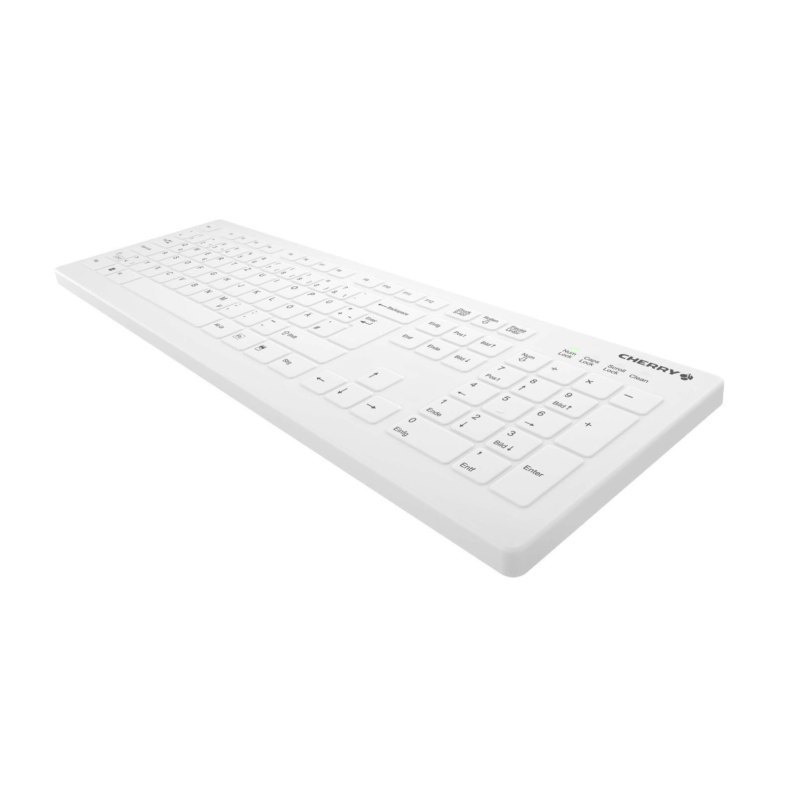 Cherry Hygiene-Tastatur kabellos AK-C8112 weiß