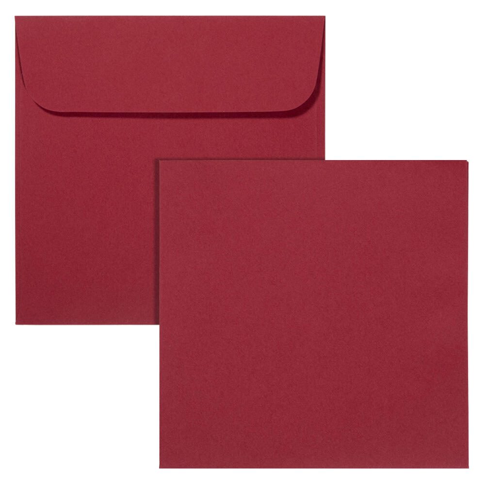 artoz Briefumschläge quadratisch ohne Fenster nassklebend