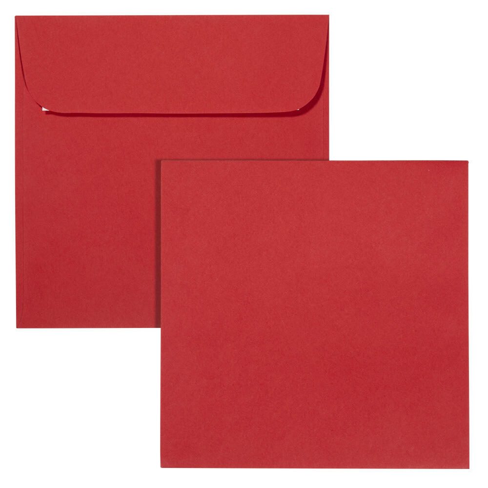 artoz Briefumschläge quadratisch ohne Fenster nassklebend